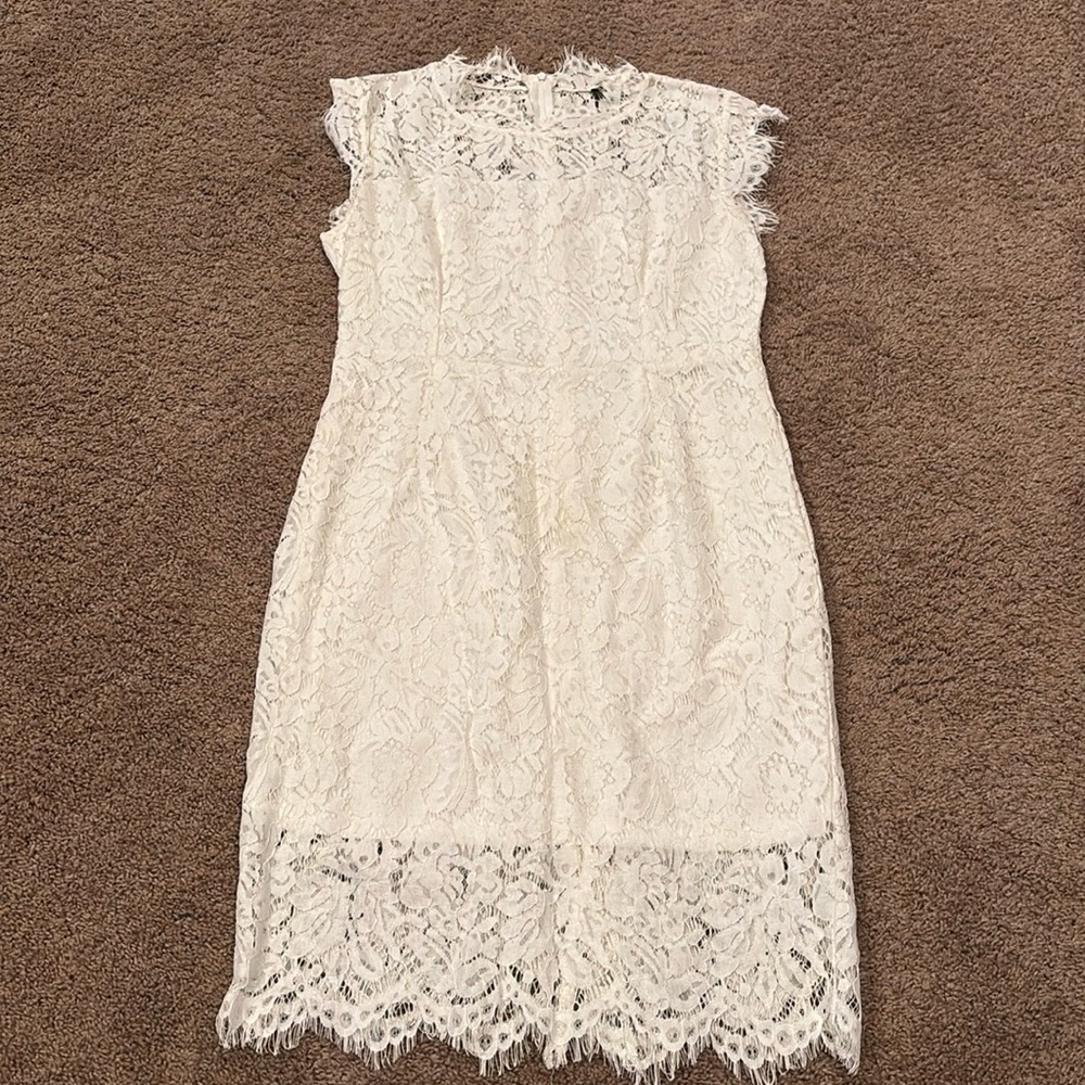 Woman’s lace dress